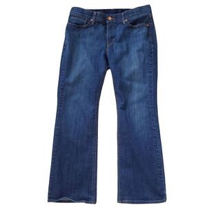 Levis 525 Womens‎ 12 Blue Denim Jeans Perfect Waist Boot Cut Stretch (32"x27")